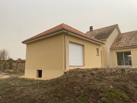 Extension de maison à Saint Aubin, vue 2